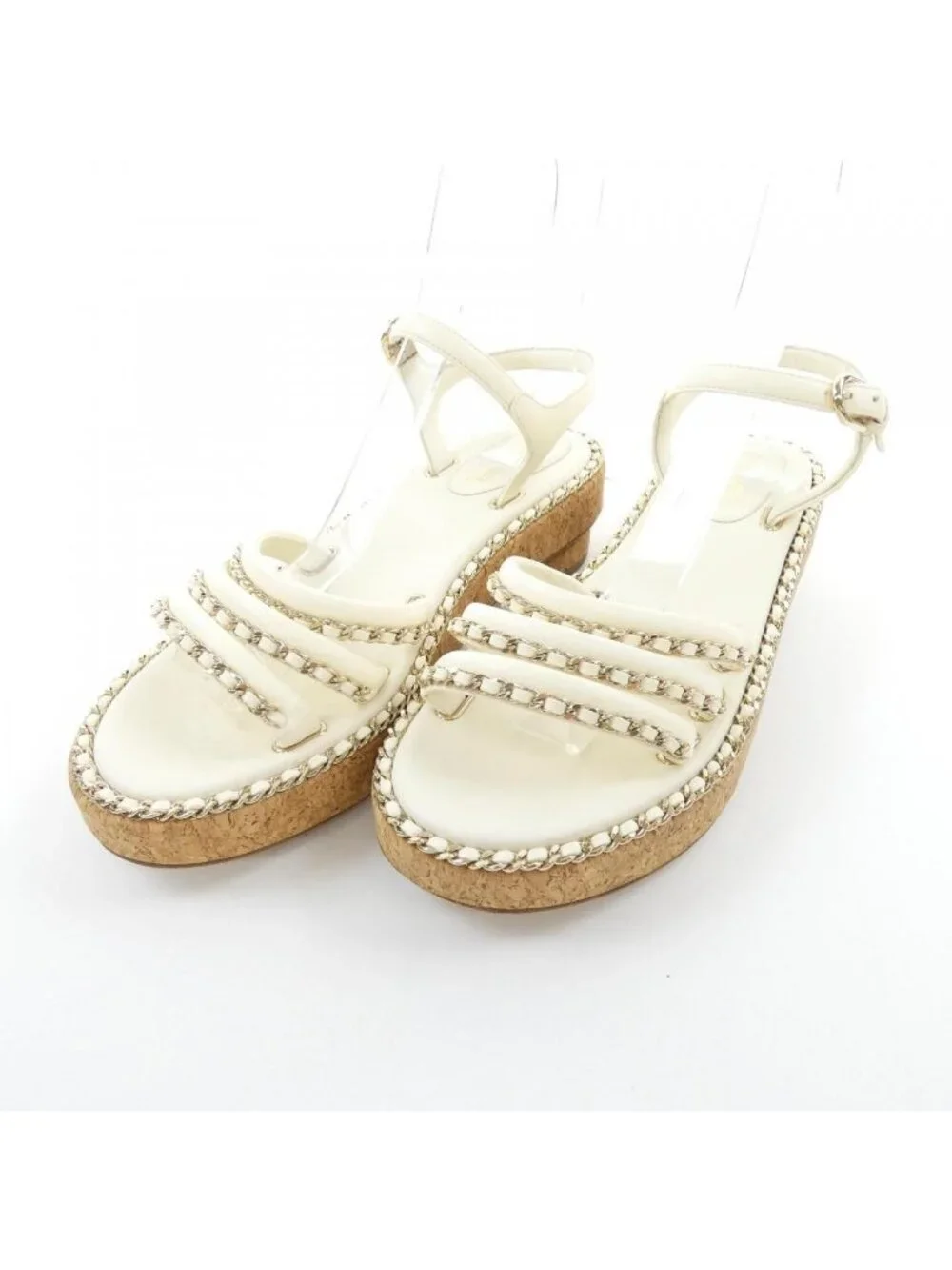 Chanel Sandals White